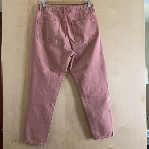Zara Trafaluc Denimwear faded pink mom jeans - Picture 7 of 11